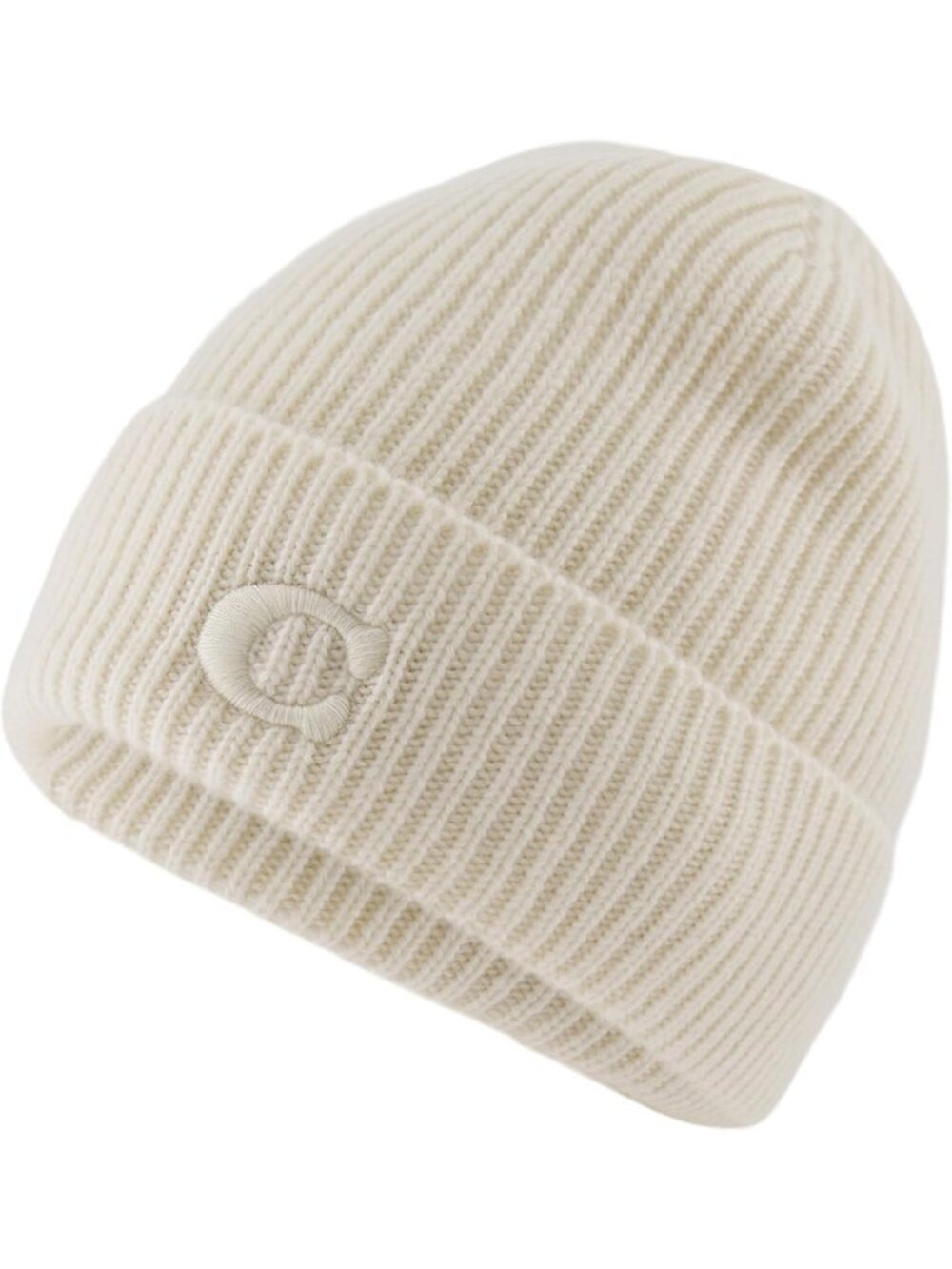 Cozy Women's C Beanie Hat | Stylish Winter Accessory | Warm Knit Cap
